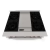 DRAGO CG-41P Estufa con 4 quemadores horno y plancha de 1 pie - Imagen 6