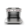 DRAGO CG-41P Estufa con 4 quemadores horno y plancha de 1 pie