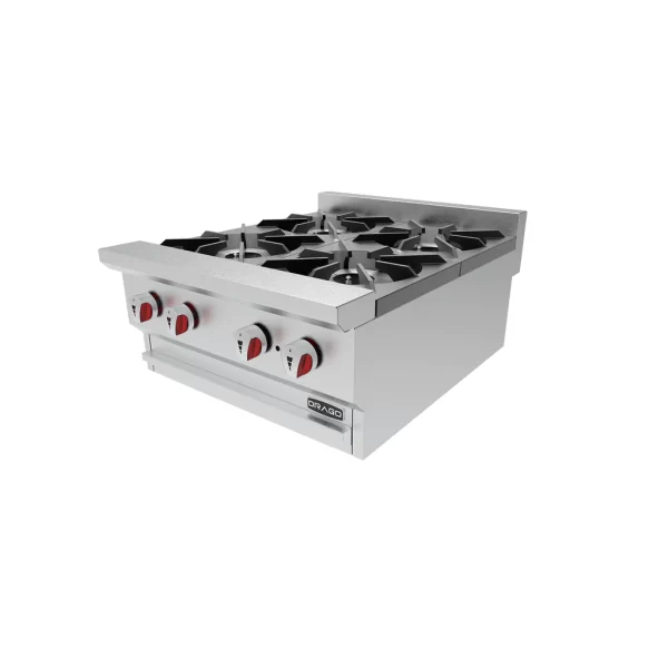 DRAGO CG-40 Parrilla de 4 quemadores