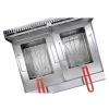 CORIAT FC-10-D  PETIT Freidora de mesa, a gas, doble tina con capacidad de 3 litros de aceite c/u - Imagen 4