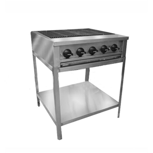 AINOX APV-90 Asador con base en acero inoxidable