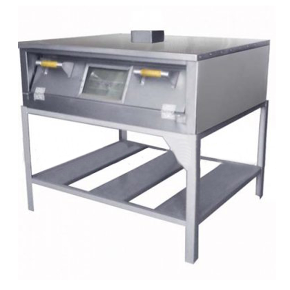 Ainox Hg2 120ai Horno Para Pan De Dos Charolas Con Luz Y Cristal Origamico 6222