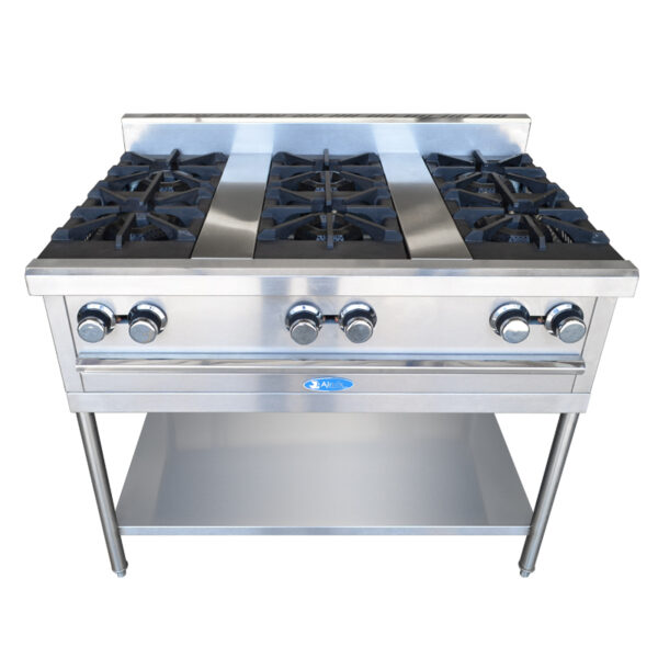 AINOX PM6Q110 Parrilla Master De 6 Quemadores