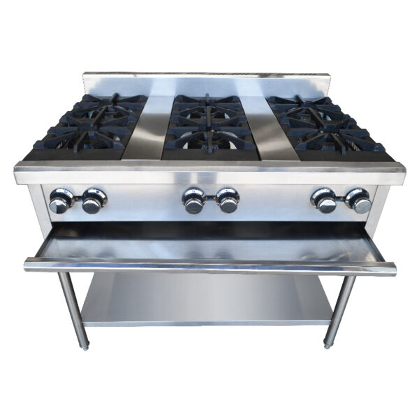 AINOX PM6Q110 Parrilla Master De 6 Quemadores - Imagen 6