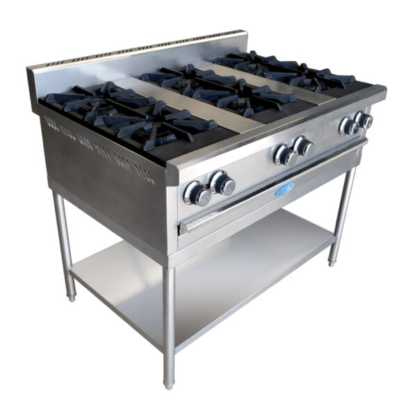 AINOX PM6Q110 Parrilla Master De 6 Quemadores - Imagen 2